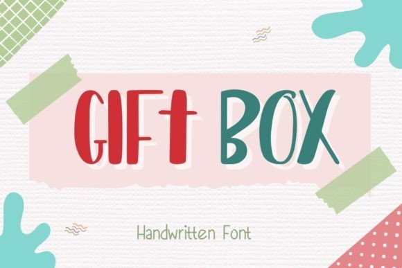 Gift Box Font - Featured Image