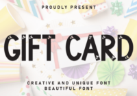 Gift Card Font - Featured Image
