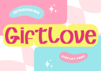 Gift Love Font - Featured Image