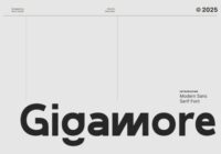 Gigamore Font - Featured Image