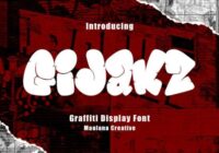 Gijaks Font - Featured Image
