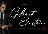 Gilbert Einstein Font - Featured Image