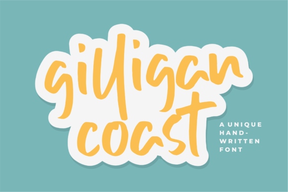 Gilligan Coast Font - Featured Image