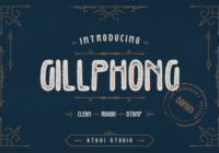 Gillphong Font - Featured Image