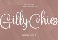 Gilly Chics Font - Featured Image