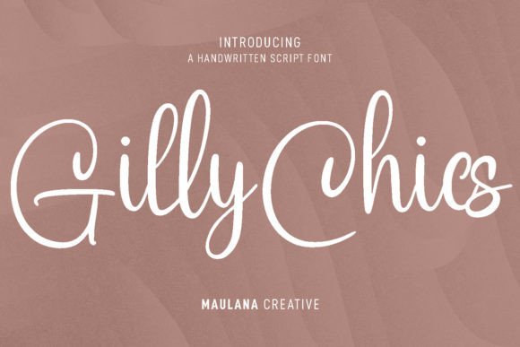 Gilly Chics Font - Featured Image
