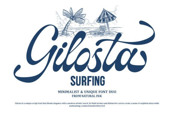 Gilosta Surfing Duo Font - Featured Image