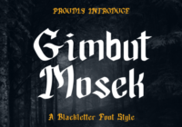 Gimbut Mosek Font - Featured Image