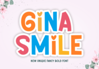 Gina Smile Font - Featured Image