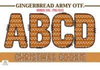 Gingerbread Army Font - Featured Image