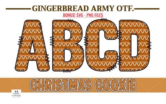 Gingerbread Army Font - Featured Image