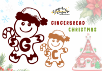 Gingerbread Christmas Font - Featured Image