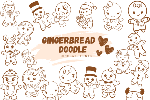 Gingerbread Doodle Font - Featured Image