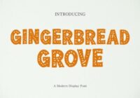 Gingerbread Grove Font - Featured Image