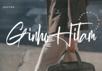 Ginho Hitam Font - Featured Image