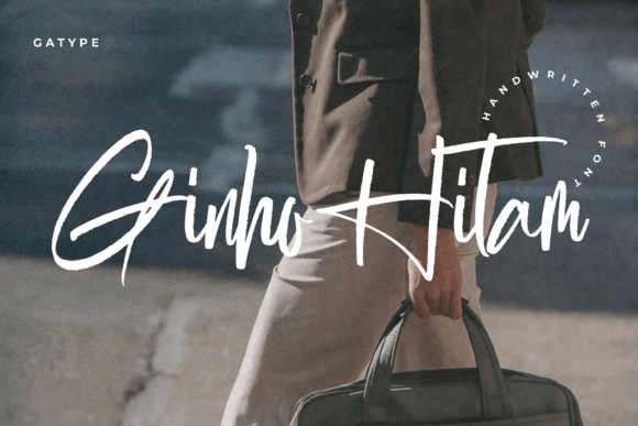 Ginho Hitam Font - Featured Image