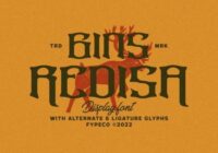 Gins Redisa Font - Featured Image