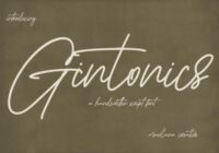 Gintonics Font - Featured Image