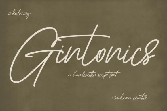 Gintonics Font - Featured Image
