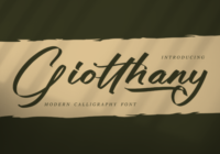 Giotthany Font - Featured Image
