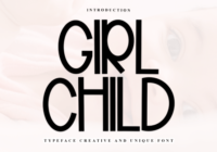 Girl Child Font - Featured Image