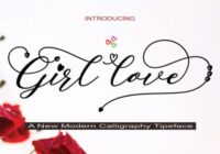 Girl Love Font - Featured Image