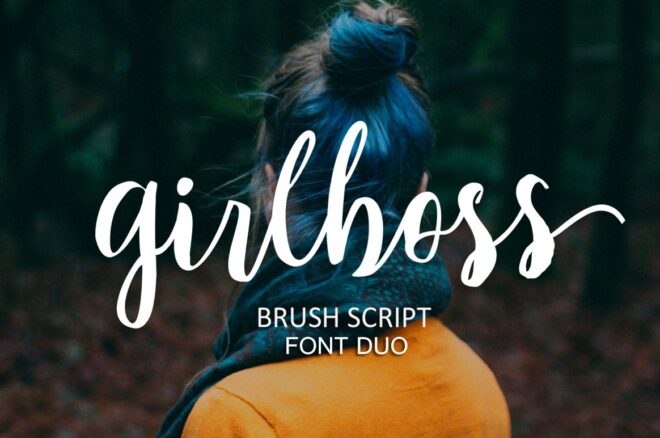 Girlboss Script Font - Featured Image