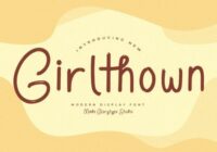 Girlthown Font - Featured Image