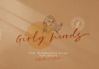 Girly Moods Font - Featured Image
