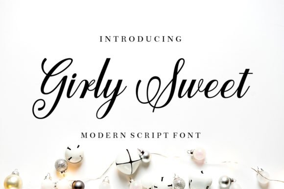 Girly Sweet Font - Featured Image