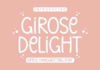 Girose Delight Font - Featured Image