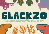 Glackzo  Font - Featured Image