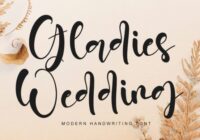 Gladies Wedding Font - Featured Image
