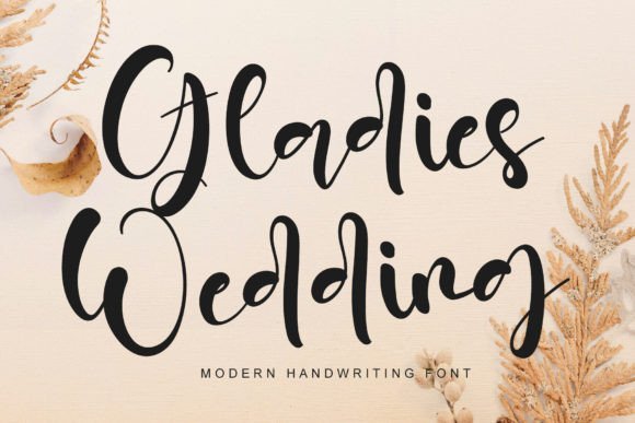 Gladies Wedding Font - Featured Image