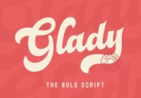 Glady Font - Featured Image