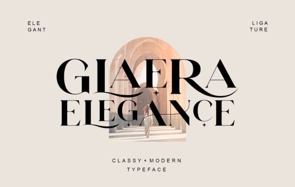 Glaera Elegance Font - Featured Image