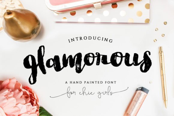 Glamorous Font - Featured Image