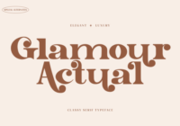 Glamour Actual Font - Featured Image
