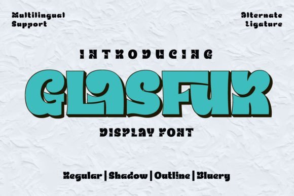 Glasfur Font - Featured Image
