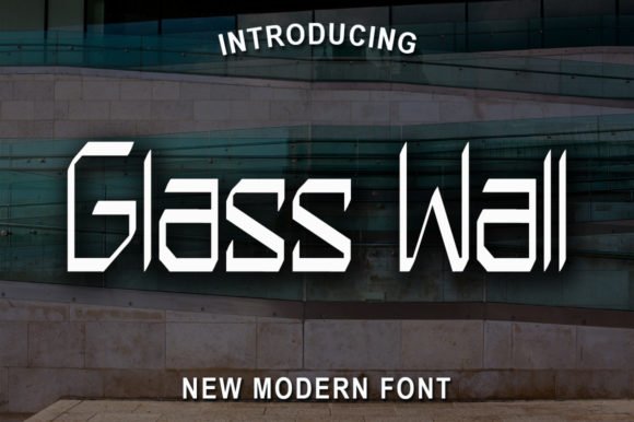 Glass Wall Font - Featured Image