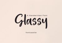 Glassy Font - Featured Image