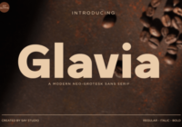 Glavia Font - Featured Image