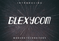 Glexycom Font - Featured Image