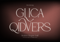Glica Qidvers Font - Featured Image