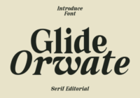 Glide Orwate Font - Featured Image