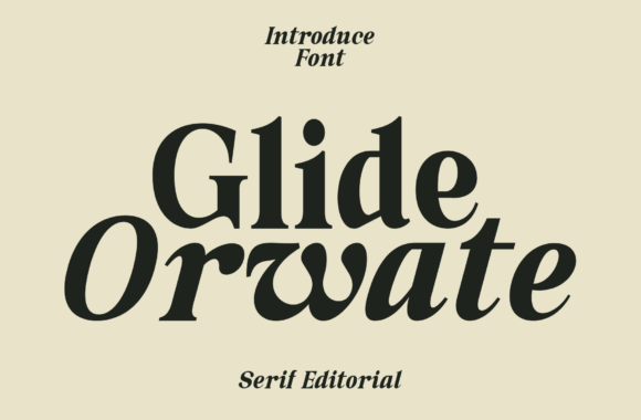 Glide Orwate Font - Featured Image