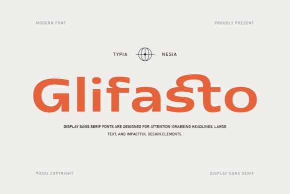 Glifasto Font - Featured Image