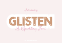 Glisten Font - Featured Image