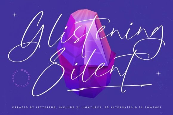 Glistening Silent Font - Featured Image