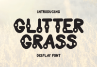 Glitter Grass Font - Featured Image